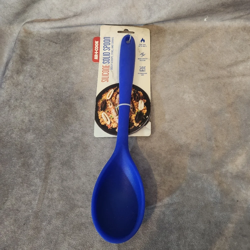 AR+Cook‎ Blue Silicone Spoon